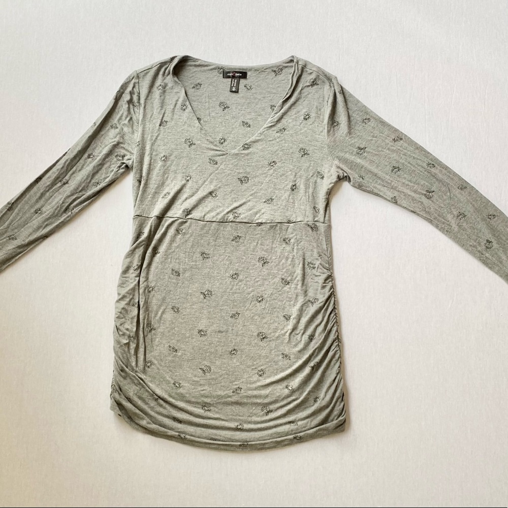 Long Sleeve Maternity Shirt